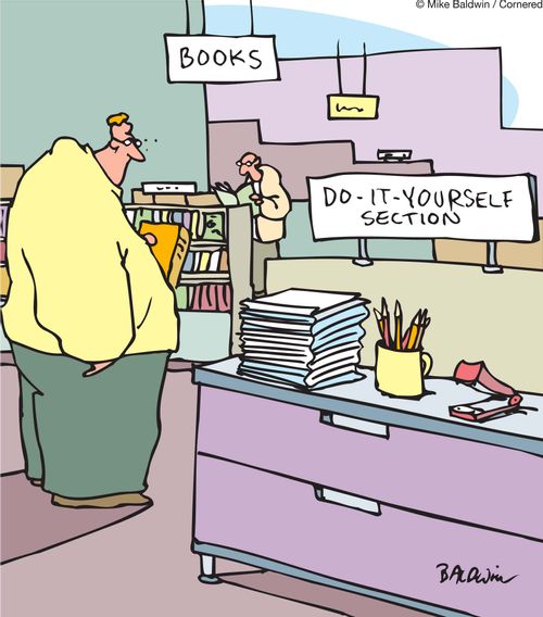 Book Shop: DYI section