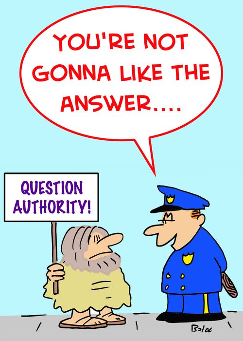 'You're not gonna like the answer....'