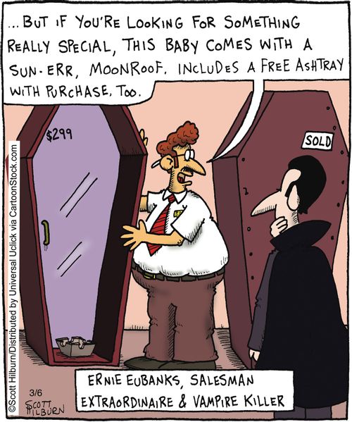 Ernie Eubanks, Salesman Extraordinaire and Vampire Killer.