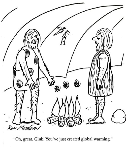 'Oh great, Gluk. You've just created global warming.'
