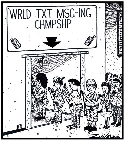 WRLD TXT MSG-ING CHMPSHIP.