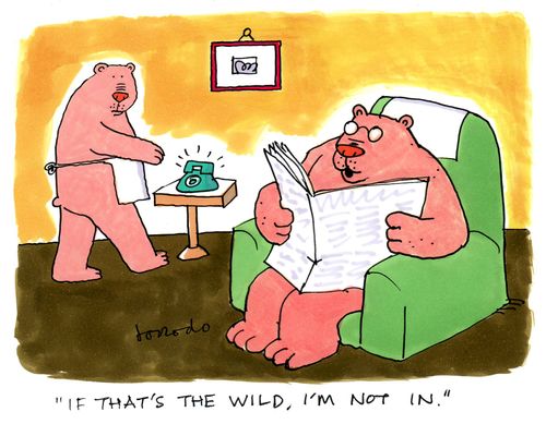 'If that's the wild, I'm not in.'