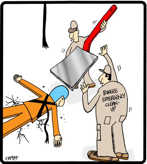 Bungee Emergency Clean Up.