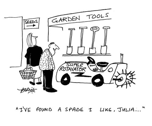 'I've found a spade I like Julia...'