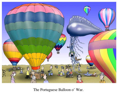 The Portuguese Balloon O' War.