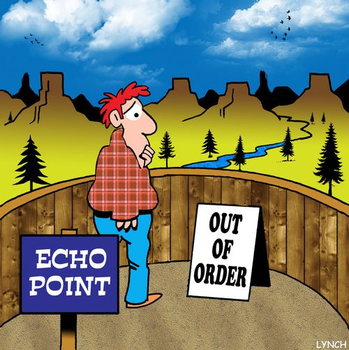 Echo Point - out of order.