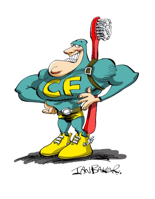 Toothbrush Superhero.