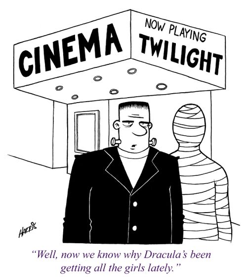 'Well, now we know why Dracula's been getting all the girls lately.'