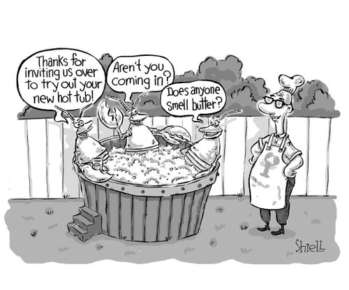 Lobster Hot Tub.