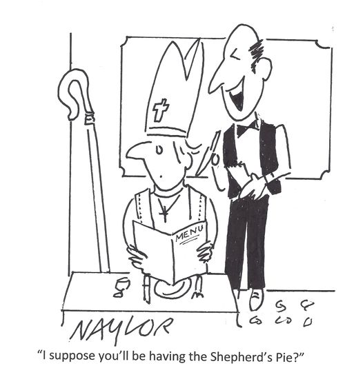 'I suppose you'll be having the Shepherd's Pie?'