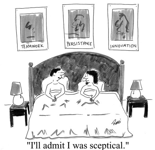 'I'll admit I was sceptical.'