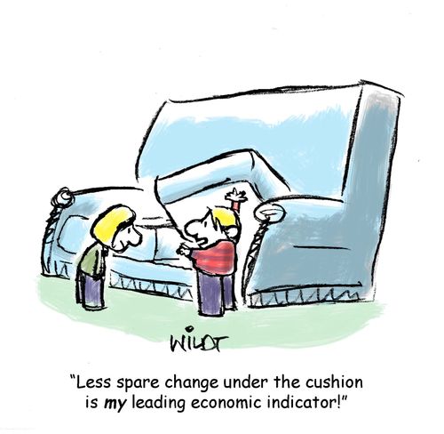 'Less spare change under the cushion is my leading economic indicator!'