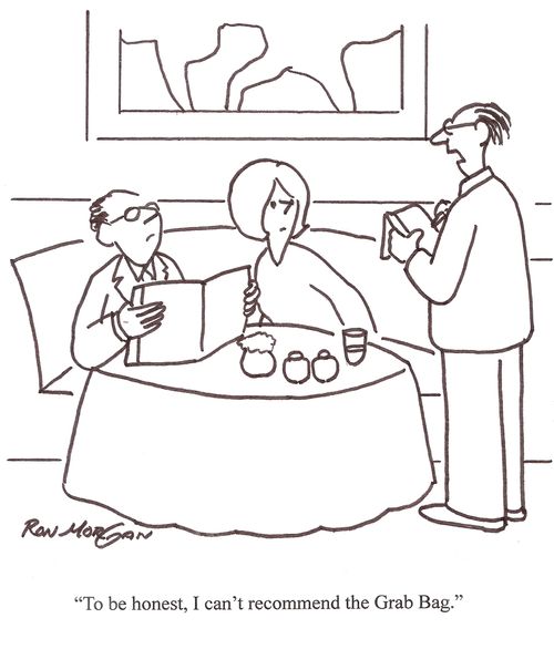 'To be honest, I can't recommend the grab bag.'