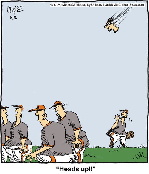 'Heads up!!'
