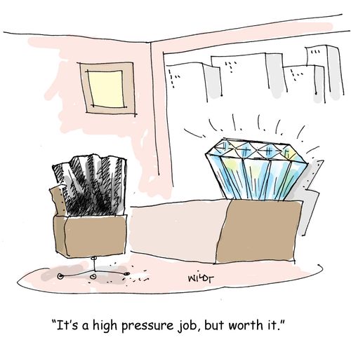 'It's a high pressure job but worth it.'