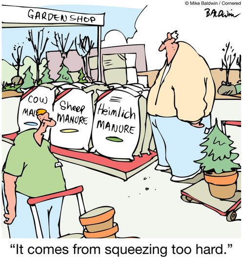 It comes from squeezing too hard.