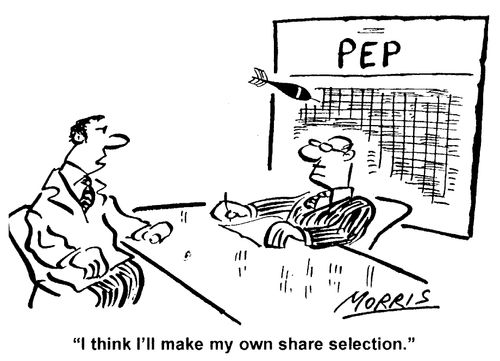 I think I'll make my own share selection.