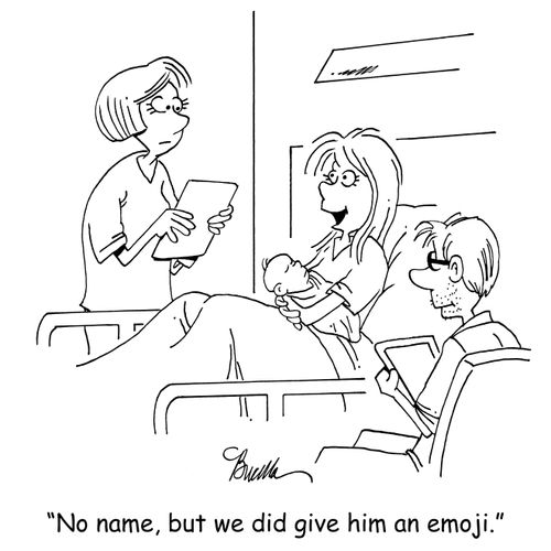 "No name, but we did give him an emoji."
