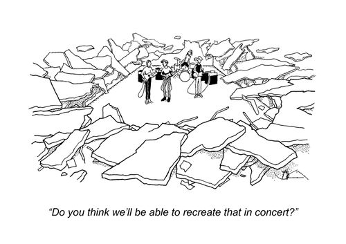 "Do you think we'll be able to recreate that in concert?"