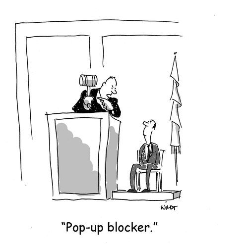 'Pop-up blocker.'
