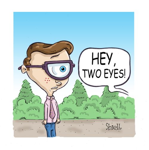 Hey, two eyes!