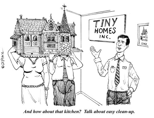 "And how about that kitchen? Talk about easy clean-up."