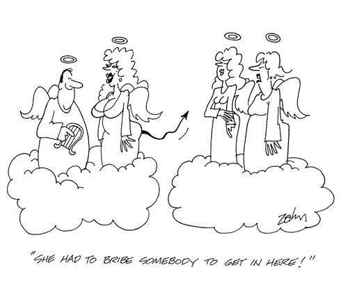 'She had to bride somebody to get in here!'