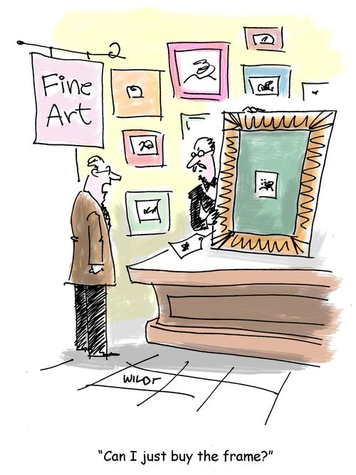 'Can I just buy the frame?'