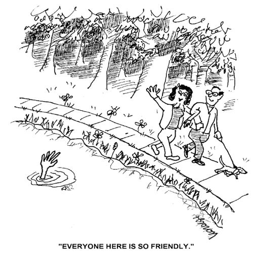 'Everyone here is so friendly.'