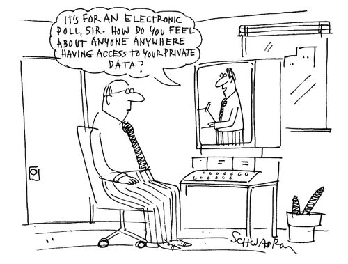 "...How do you feel about anyone anywhere having access to your data?"