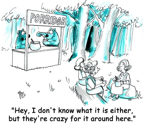'Hey, I don't know what it is either, but they're crazy for it around here.'