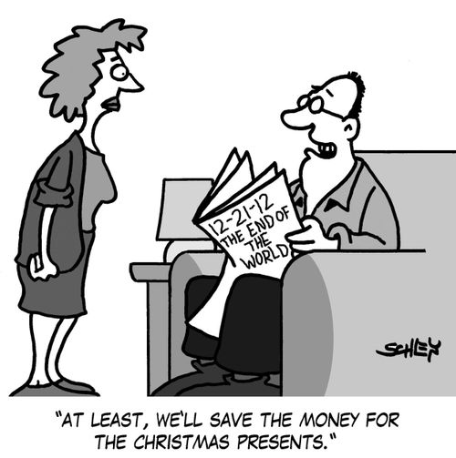 'At least, we'll save the money for the Christmas presents.'