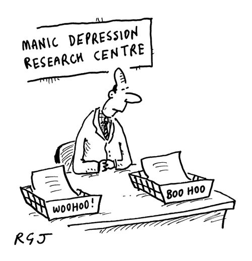 'Manic depression research centre.'
