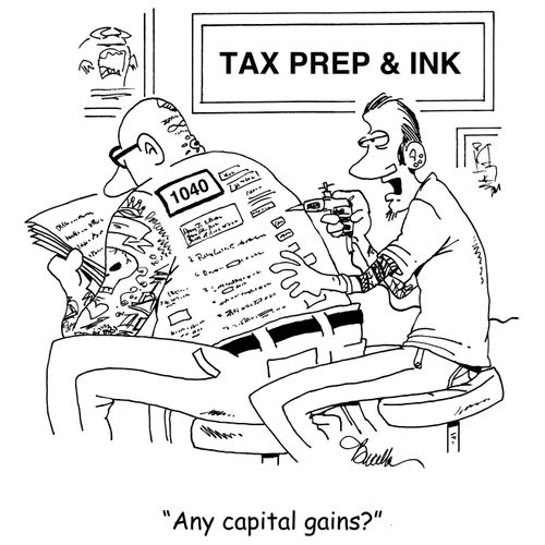 "Any capital gains?"