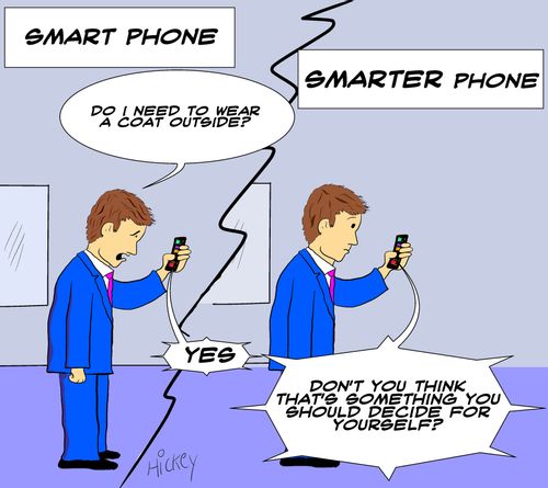 Smartphone: 'Do I need to wear a coat outside?'