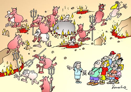 Hell tourism.