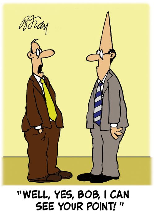 'Well, yes, Bob, I can see your point!'