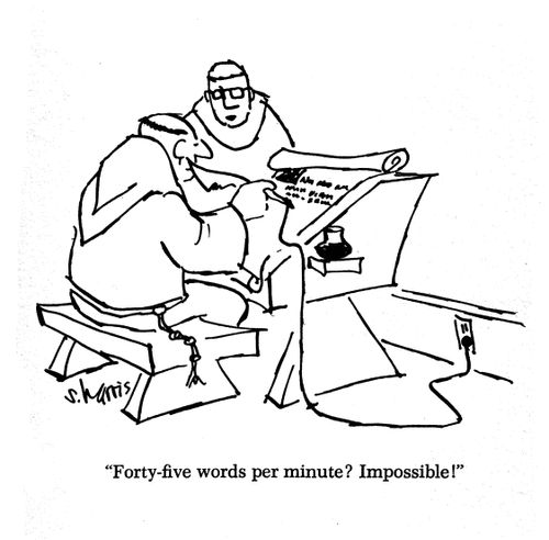 Forty-five words per minute? Impossible!