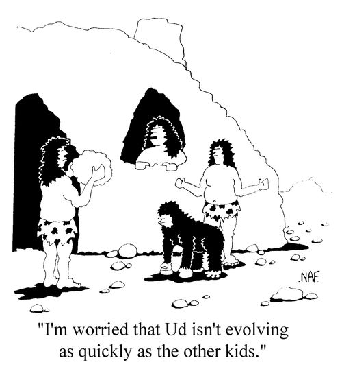 "I'm worried that Ud isn't evolving as quickly as the other kids."