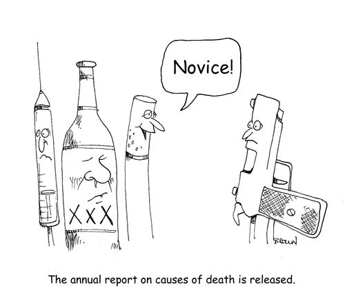 The annual report on causes of death is released.