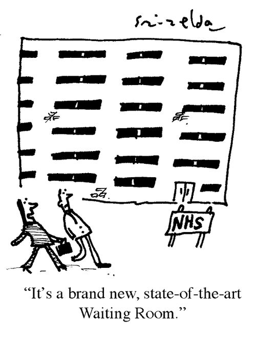 'It's a brand new state-of-the-art waiting room.'