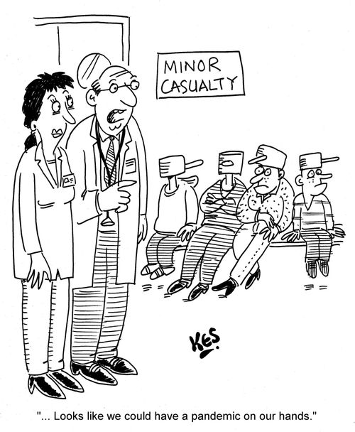 'Looks like we could have a pandemic on our hands.'