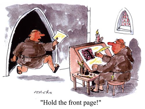 "Hold the front page!"