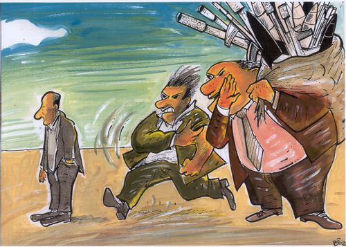 Arms Dealer with Man