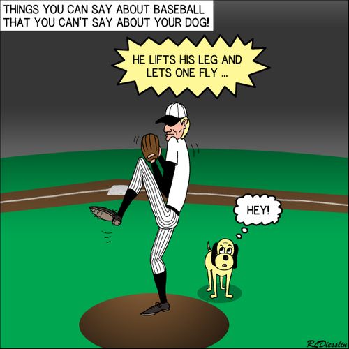 Things you can say about baseball but not your dog...