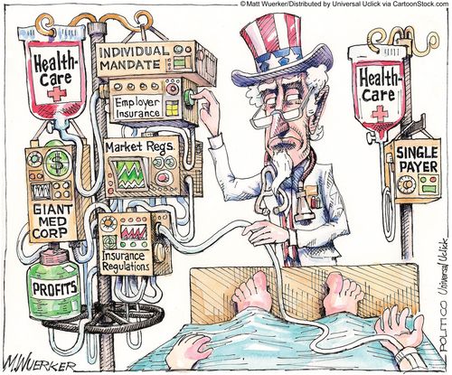 Uncle Sam and health care.