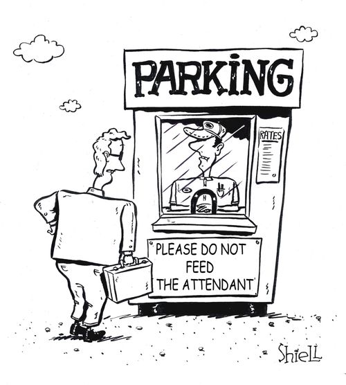 Please do not feed the attendant.