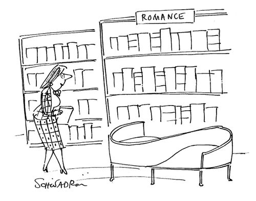Romance Section in the Library