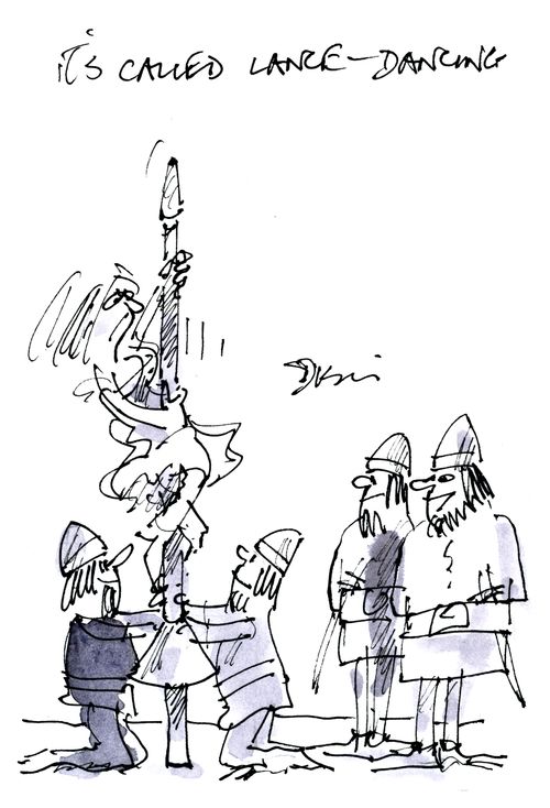 'It's caused Lance dancing.'