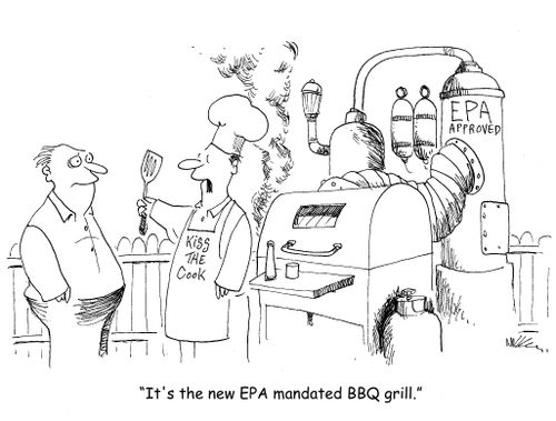 "It's the new EPA mandated BBQ grill."